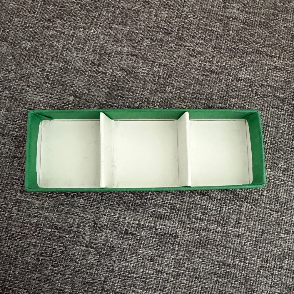 Vilmain Vintage 2002 Square Pewter Christmas Ornaments Set of 3 Glad Tidings Box